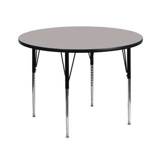 21.25-30.25-Inch Height-adjustable Laminate Round Activity Table