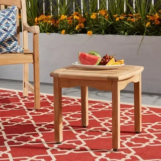 Amazonia Teak San Francisco Teak Square Side Table