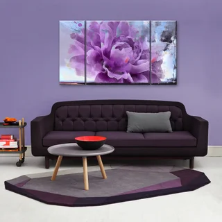 Link to Ready2HangArt 'Painted Petals LI' 3-piece Canvas Wall Art Set Similar Items in Matching Sets