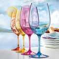 Indoor/Outdoor Mixed Color Wine Glasses (set of 4)