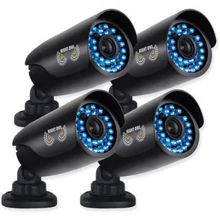Night Owl Security 4-PK 720p HD Security Bullet Cameras with 100ft. of Night Vision