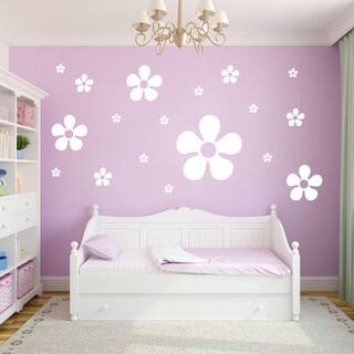 Flowers Wall Decals (Set of 18)