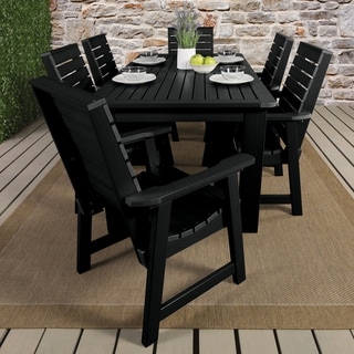 Highwood Eco-friendly Synthetic Wood Weatherly 7-piece Rectangular Dining Set