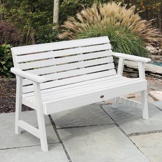 Highwood Eco-friendly Marine-grade Synthetic Wood Weatherly 4 ft. Garden Bench