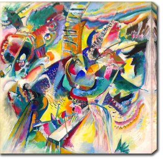 Wassily Kandinsky 'Improvisation. Gorge' Oil on Canvas Art