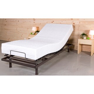 T-Motion 10-inch Twin XL-size Adjustable Mattresses Set with One Techno Core Pillow