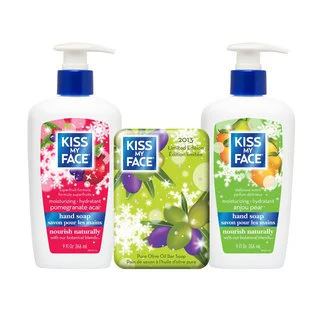 Kiss My Face Holiday Soaps Collection