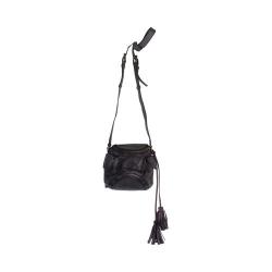 Women's Latico Clover Cross Body Bag 8935 Washed Black Leather