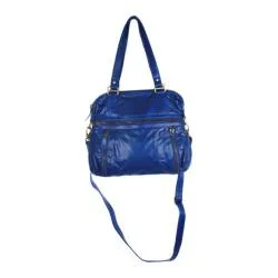 Women's Latico Hazel Gathered Shoulder Bag 7605 Marine Leather