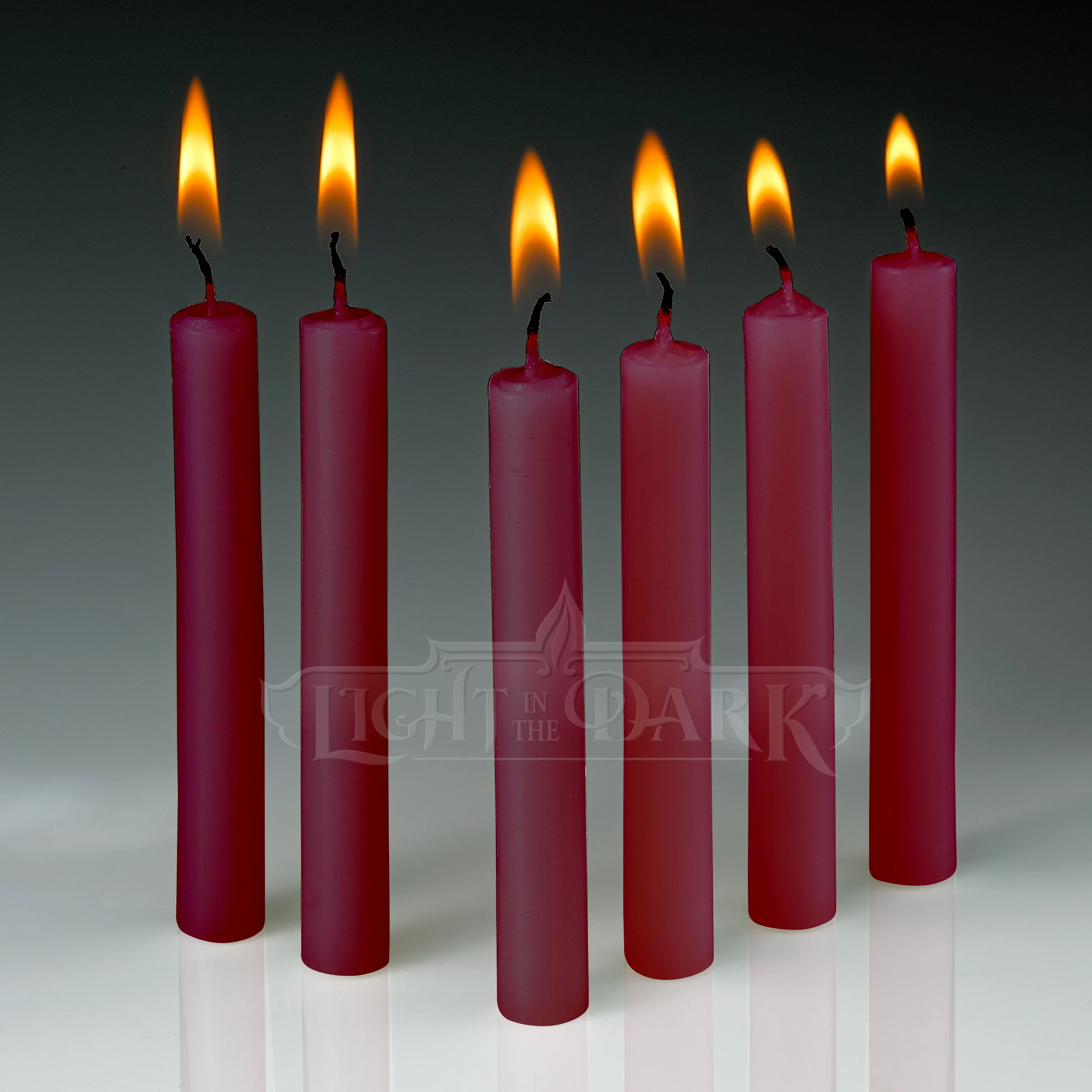 Red Taper Candles Burn 1.5 Hours (Set Of 60)