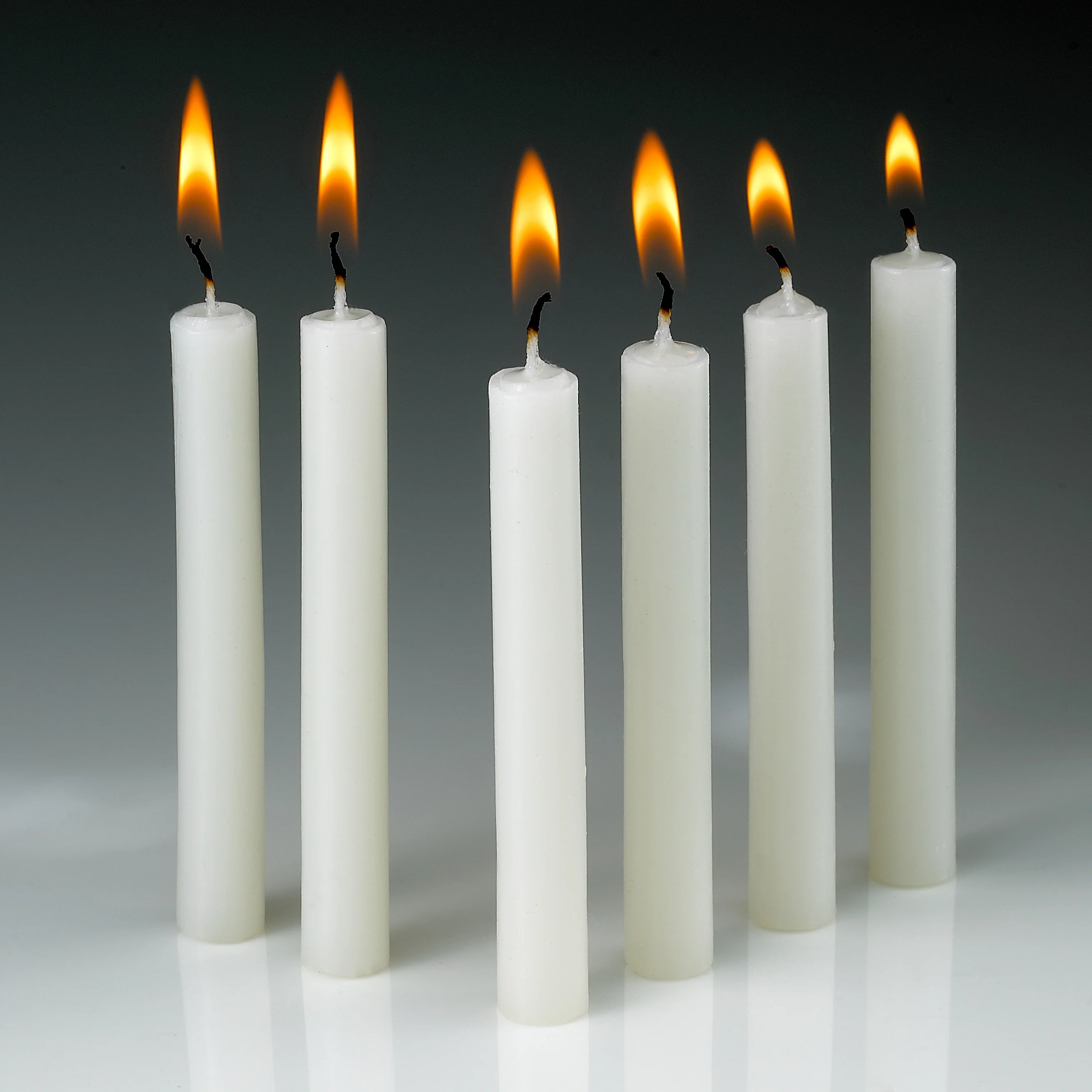White Taper Candles Burn 1.5 Hours (Set Of 60)