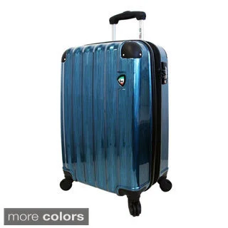 Mia Toro ITALY Spazzolato Lucido 25-inch Lightweight Hardside Expandable Spinner Upright Suitcase