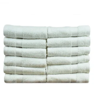 Luxury Hotel and Spa 100-percent Genuine Turkish Cotton Washcloths - Honeycomb (Set of 12)