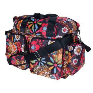 Trend Lab Bohemian Floral Deluxe Duffle Diaper Bag