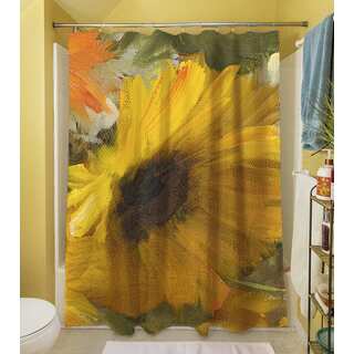 Thumbprintz Sunflowers Square II Shower Curtain