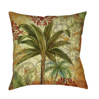 Thumbprintz Palms Pattern Decorative Throw Pillow
