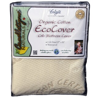 Colgate Organic Cotton Crib Fitted Waterproof Mattress Cover