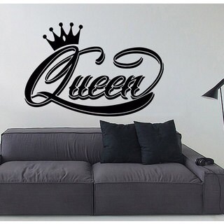 Queen Girl Nursery Room Vinyl Sticker Wall Art