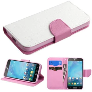 Insten Diamond Leather Wallet Flap Pouch Phone Case Cover with Stand For LG Optimus L90