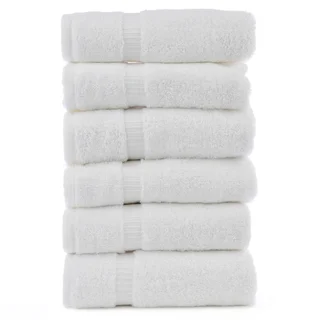 Luxury Hotel & Spa Turkish Cotton Dobby Hand Towels (Set of 6)