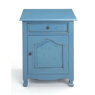 Decorative Booneville Blue Square Side Table