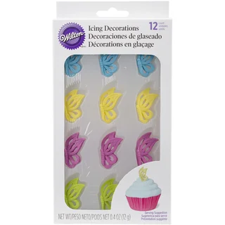 Royal Icing Decorations Butterfly Silhouette
