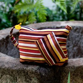 Handcrafted Cotton 'Colors of My Land' Shoulder Bag (Guatemala)