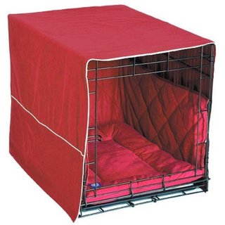 Pet Dreams Classic Cratewear Dog Crate Cover Burgundy