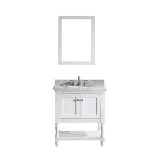 Virtu USA Julianna 32-inch Single Bathroom Vanity Cabinet Set in White