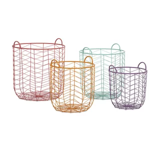 Maya Metal Baskets (Set of 4)