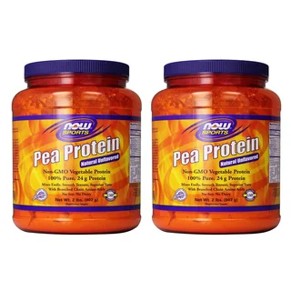 NOW Foods 2-pound Pea Protein Powder (Pack of 2)