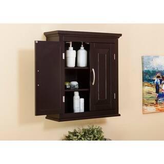 Genevieve Double Door Wall Cabinet by Elegant Home Fashions