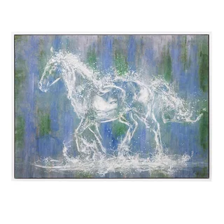 Ghost Horse Oil On Canvas With Frame