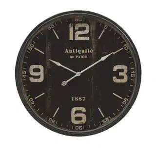 Robertson Black Wall Clock