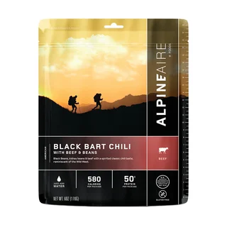 Alpine Aire Foods Black Bart Chili w/Beef & Beans Serves 2