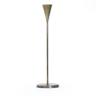 Cone Shape Brass Candle Holder