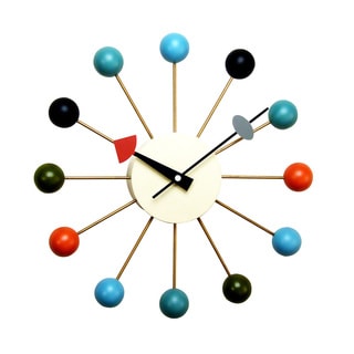 Hans Andersen Home Multi-colored Ball Clock