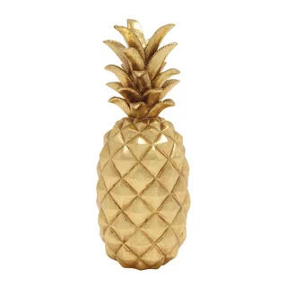 Stunning and Sparkly Golden Pineapple Decor