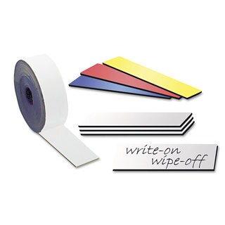 MasterVision White Dry Erase Magnetic Tape Strips (Pack of 2)