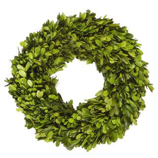 Preserved 12-inch Boxwood Wreath