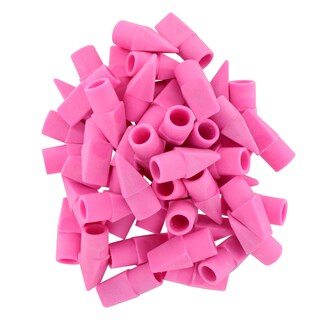 Bazic Standard Non-Abrasive Pink Erase Top Caps
