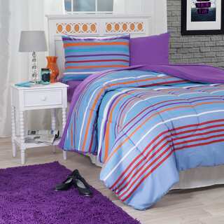 Windsor Home Camden Striped 22-Piece Reversible Bed-in-a-Bag Set