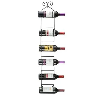 Sorbus 6-bottle Wall Mount Wine Rack