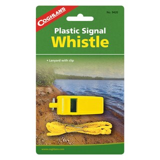 Coghlans Signal Whistle - Yellow Plastic