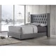 Baxton Studio Katherine Contemporary Tufted Grey Upholstered Bed