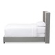Baxton Studio Katherine Contemporary Tufted Grey Upholstered Bed