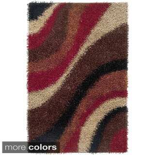 Rizzy Home Kempton Swirls Collection Hand-tufted Polyester Rug (8' x 10')