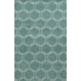 Rizzy Home Gillespie Avenue Hand-tufted Wool and Viscose Accent Rug (8' x 10')