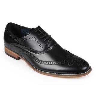 Vance Co. Men's Faux Leather Oxford Dress Shoes
