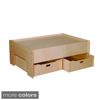 Little Colorado Baltic Birch Plywood Play Table and Storage Drawers